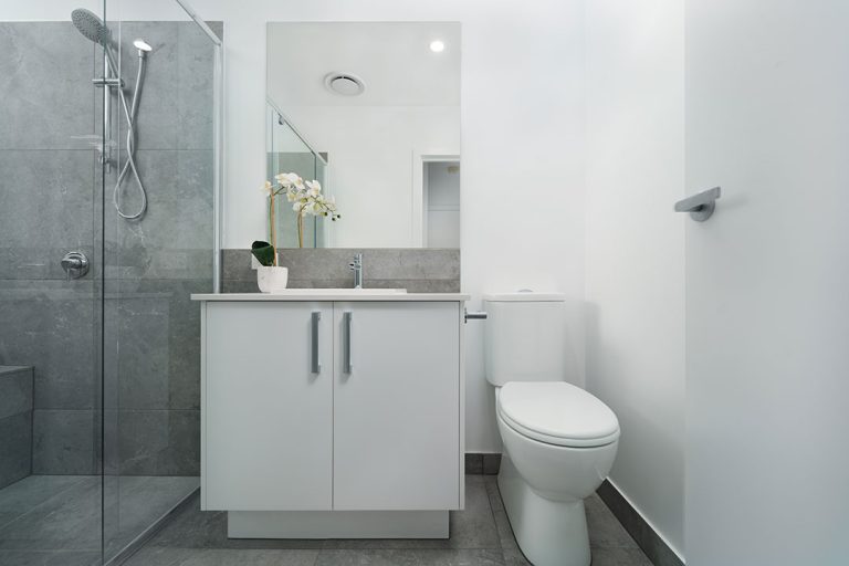 Centenary, Seaford: a bathroom with a sink and toilet